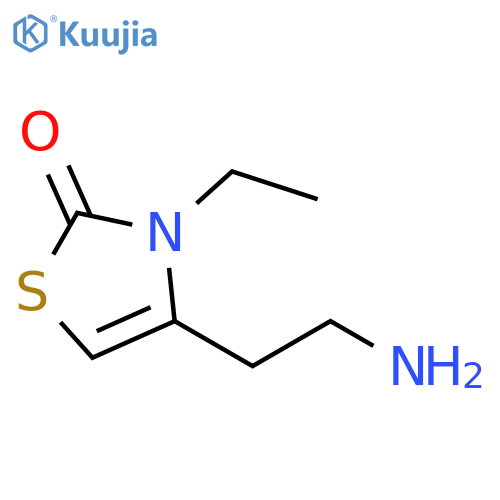 4-(2-aminoethyl)-3-ethyl-2,3-dihydro-1,3-thiazol-2-one structure