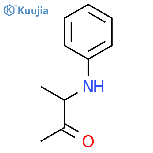 2-Butanone, 3-(phenylamino)-, (±)- structure