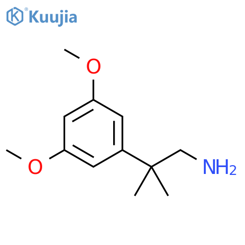 2-(3,5-dimethoxyphenyl)-2-methylpropan-1-amine structure