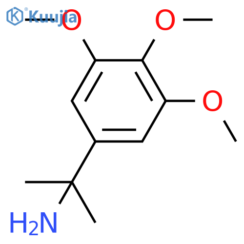 2-(3,4,5-trimethoxyphenyl)propan-2-amine structure