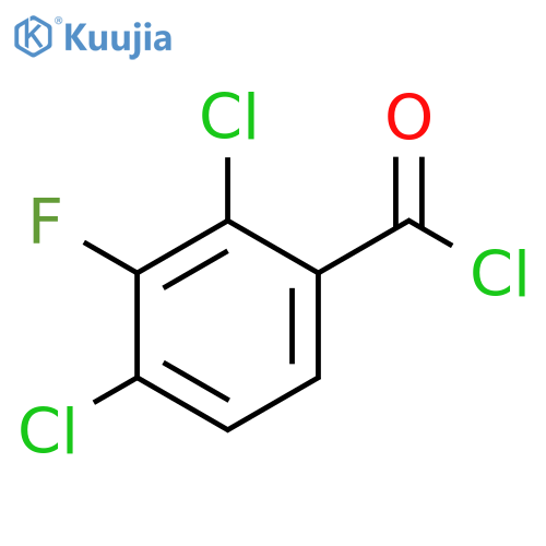 Benzoyl chloride, 2,4-dichloro-3-fluoro- structure
