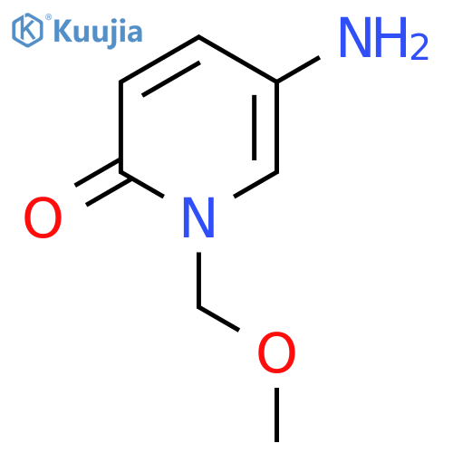 5-Amino-1-(methoxymethyl)-1,2-dihydropyridin-2-one structure