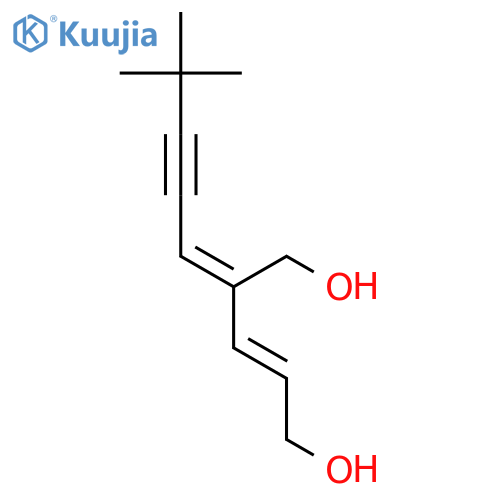 (2E,4E)-4-(4,4-Dimethylpent-2-yn-1-yl)pent-2-ene-1,5-diol structure