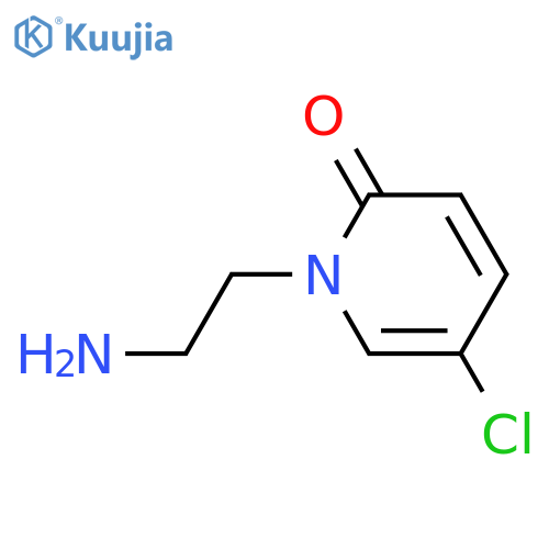 2(1H)-Pyridinone, 1-(2-aminoethyl)-5-chloro- structure