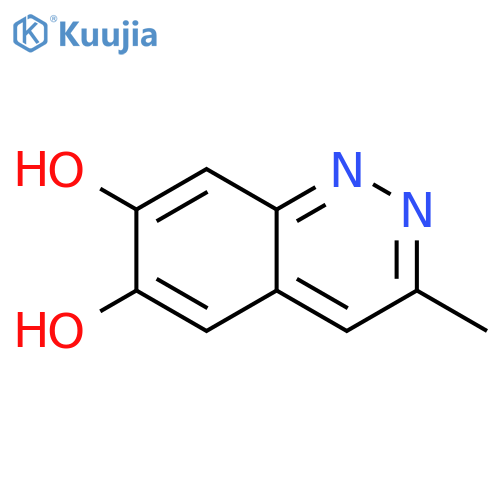 3-Methyl-6,7-cinnolinediol structure