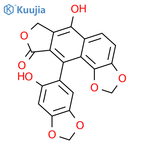 2,7'-Cyclo-2',3,4,4',5',7-hexahydroxy-8,8'-ligna-7,7'-dien-9',9-olide; 3,4:4',5'-Bis(methylene) ether structure