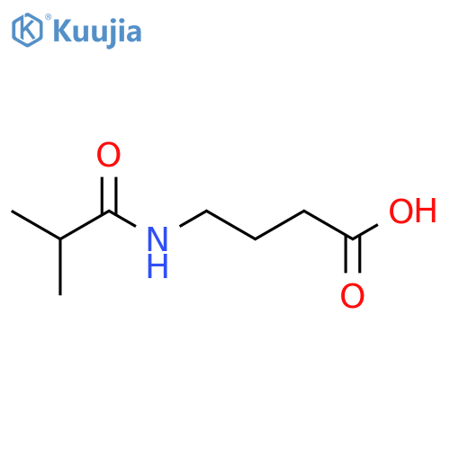 4-(2-methylpropanamido)butanoic acid structure