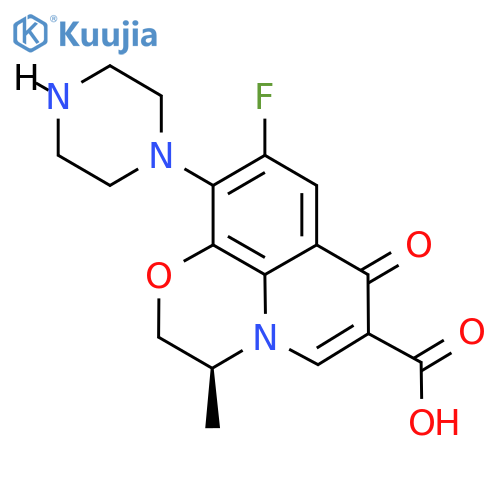 Desmethyl levofloxacin structure