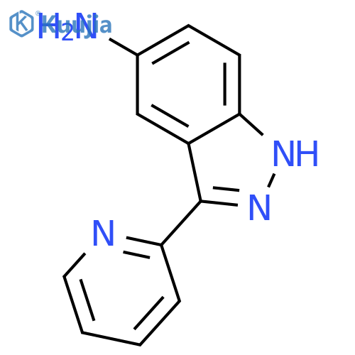 3-(Pyridin-2-yl)-1H-indazol-5-amine structure