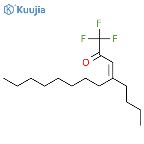 3-Dodecen-2-one, 4-butyl-1,1,1-trifluoro-, (E)- structure