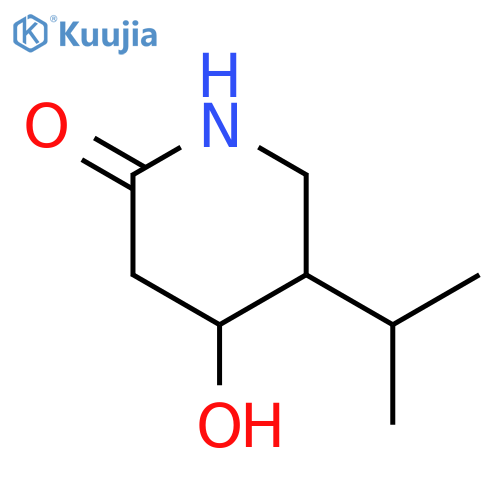 4-Hydroxy-5-isopropylpiperidin-2-one structure