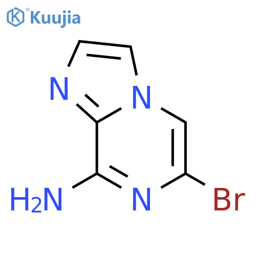 6-Bromoimidazo[1,2-a]pyrazin-8-amine structure