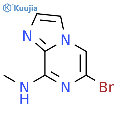 6-Bromo-N-methylimidazo[1,2-a]pyrazin-8-amine structure
