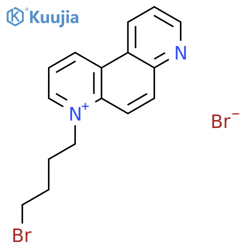 4,7-Phenanthrolinium, 4-(4-bromobutyl)-, bromide structure