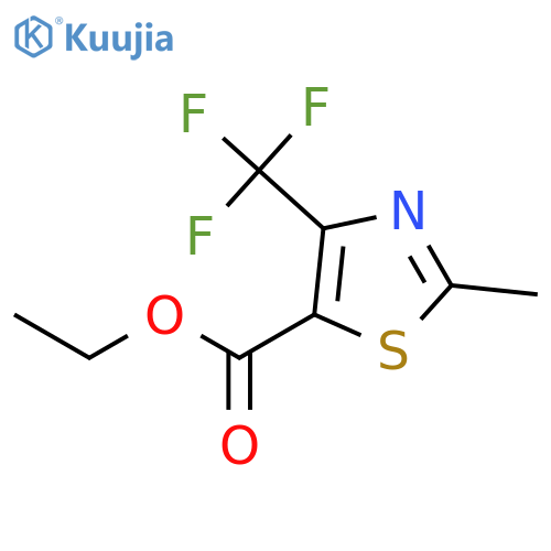 Ethyl 2-Methyl-4-(trifluoromethyl)-1,3-thiazole-5-carboxylate structure