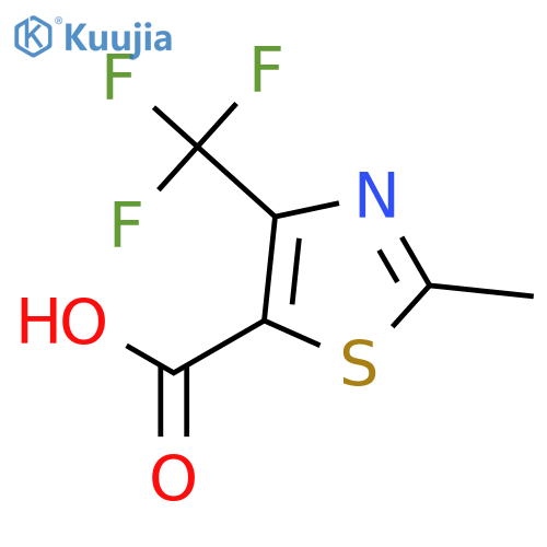 2-Methyl-4-(trifluoromethyl)-1,3-thiazole-5-carboxylic Acid structure