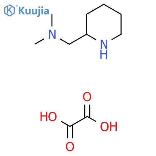 N,N-Dimethyl-1-piperidin-2-ylmethanamine Oxalate structure