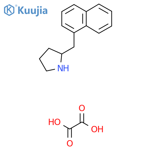 2-(1-Naphthylmethyl)pyrrolidine oxalate structure