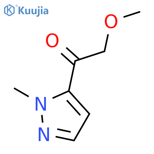2-Methoxy-1-(2-methylpyrazol-3-yl)ethanone structure