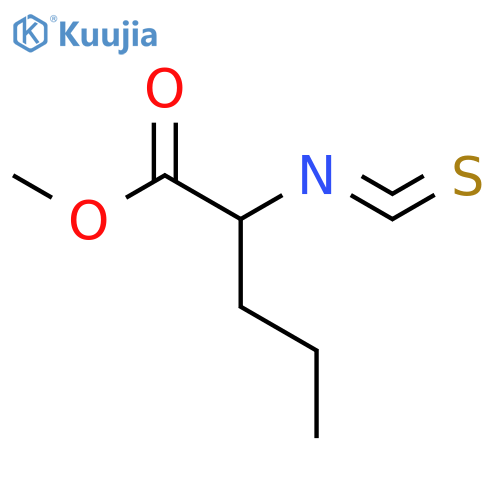 Methyl N-(thioxomethylene)norvalinate structure