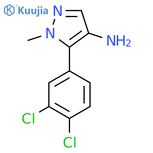 5-(3,4-dichlorophenyl)-1-methyl-1H-pyrazol-4-amine structure
