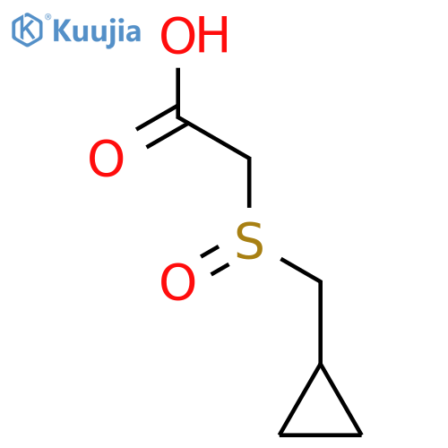 (Cyclopropylmethyl)sulfinylacetic Acid structure