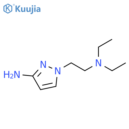 1-2-(diethylamino)ethyl-1H-pyrazol-3-amine structure