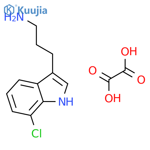 3-(7-Chloro-1h-indol-3-yl)propylamine oxalate structure