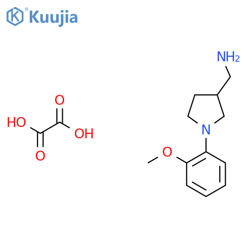 1-1-(2-Methoxyphenyl)pyrrolidin-3-ylmethanamine Oxalate structure