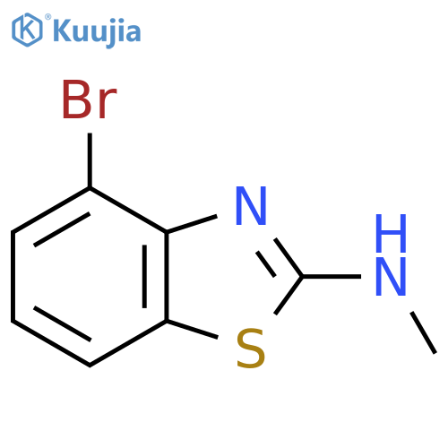 4-Bromo-N-methyl-1,3-benzothiazol-2-amine structure