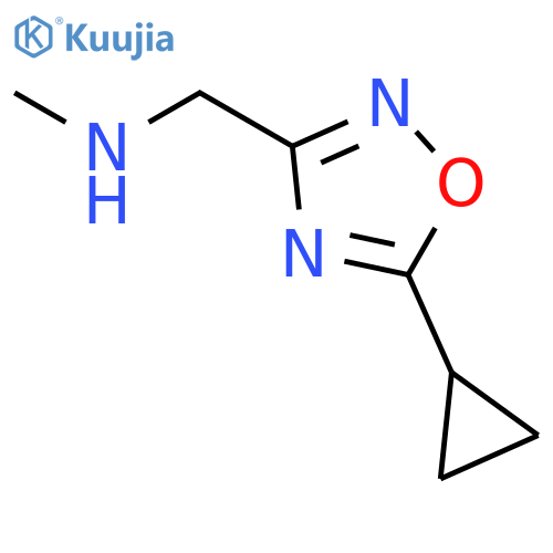 (5-Cyclopropyl-1,2,4-oxadiazol-3-yl)methylmethylamine structure