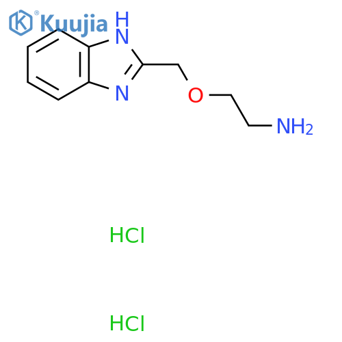 2-(1H-Benzimidazol-2-ylmethoxy)ethanamine Dihydrochloride structure