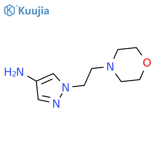 1-[2-(morpholin-4-yl)ethyl]-1H-pyrazol-3-amine structure