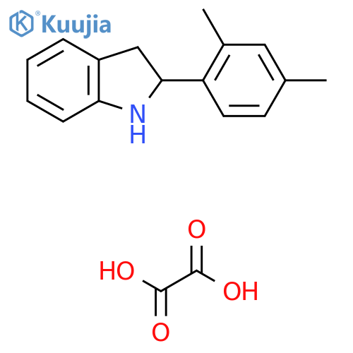 2-(2,4-Dimethylphenyl)indoline oxalate structure