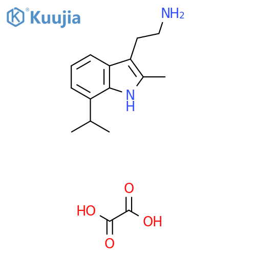 2-(7-Isopropyl-2-methyl-1H-indol-3-YL)ethanamine oxalate structure