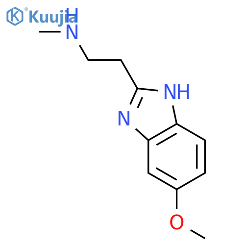 2-(5-methoxy-1H-1,3-benzodiazol-2-yl)ethyl(methyl)amine structure