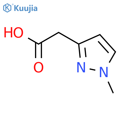 2-(1-methylpyrazol-3-yl)acetic acid structure