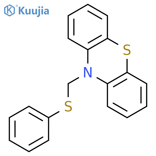 10H-Phenothiazine, 10-[(phenylthio)methyl]- structure