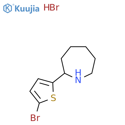 2-(5-Bromo-2-thienyl)azepane hydrobromide structure