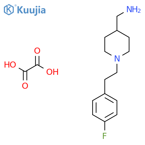 (1-2-(4-Fluorophenyl)ethylpiperidin-4-yl)methylamine Oxalate structure