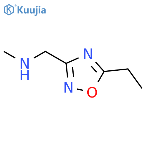 1-(5-Ethyl-1,2,4-oxadiazol-3-yl)-N-methylmethanamine structure