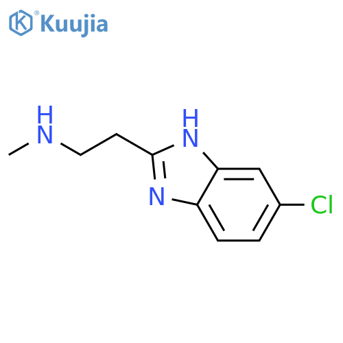 1H-Benzimidazole-2-ethanamine, 6-chloro-N-methyl- structure