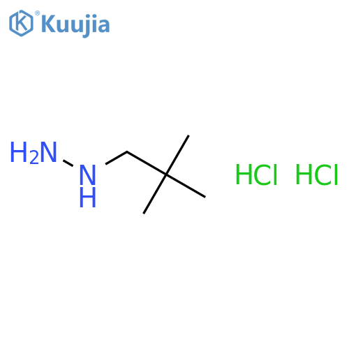 (2,2-Dimethylpropyl)hydrazine Dihydrochloride structure