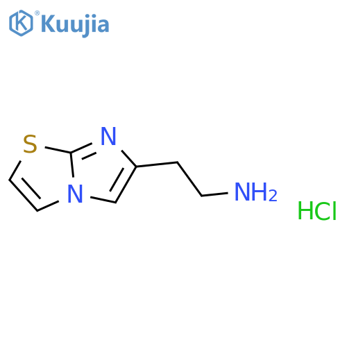 (2-Imidazo2,1-b1,3thiazol-6-ylethyl)amine dihydrochloride structure