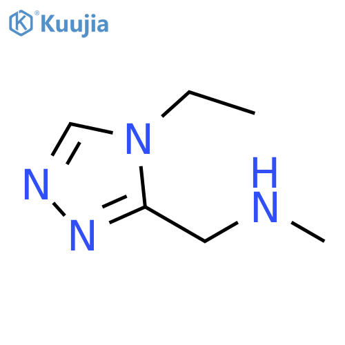 (4-ethyl-4H-1,2,4-triazol-3-yl)methyl(methyl)amine structure