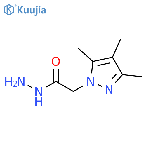 2-(3,4,5-Trimethyl-1H-pyrazol-1-yl)acetohydrazide structure