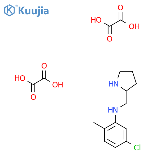 5-Chloro-2-methyl-n-(2-pyrrolidinylmethyl)aniline Dioxalate structure