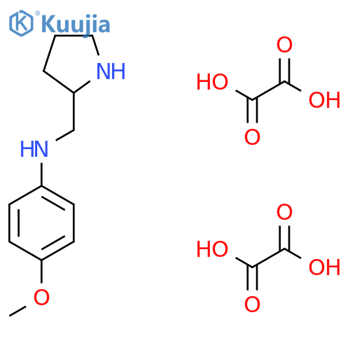 4-Methoxy-N-(2-pyrrolidinylmethyl)aniline Dioxalate structure