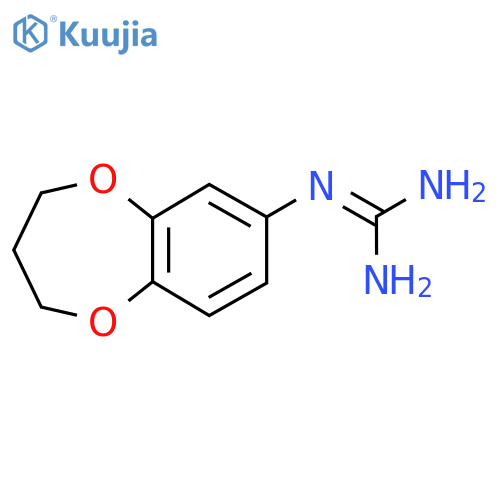 N-(3,4-Dihydro-2H-1,5-benzodioxepin-7-yl)guanidine structure