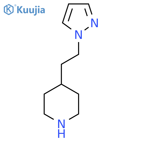 4-(2-Pyrazol-1-yl-ethyl)piperidine structure